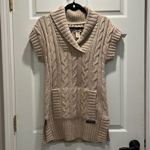 Ruff Hewn beige short sleeve sweater.